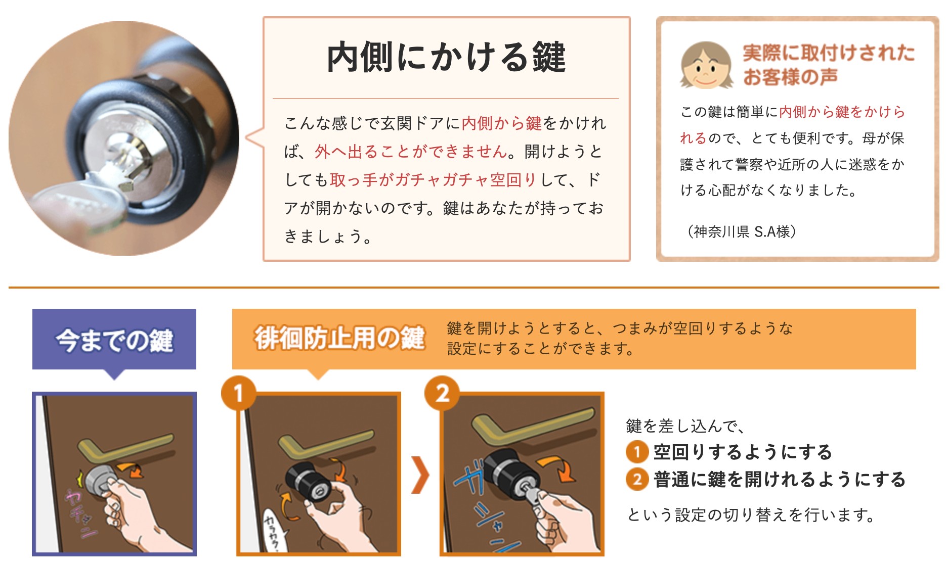 みんなの鍵屋さんの特徴